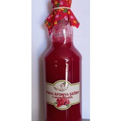   Kézműves székely cukormentes ital - Vörös áfonya 500 ml flakonos