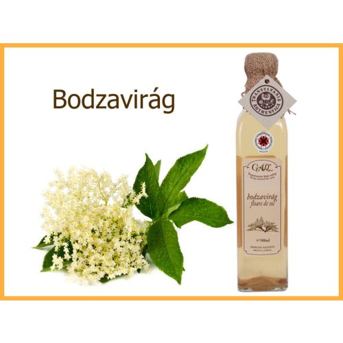 erdélyi bodzavirág szörp üveges