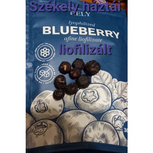 Gyergyóremetei liofilizált (fagyasztva szárított) termesztett fekete áfonya - 30 g