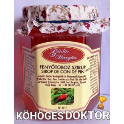   Hargitai FENYŐTOBOZ szirup lándzsás utifűvel, pitypanggal - KÖHÖGÉSDOKTOR 200 ml