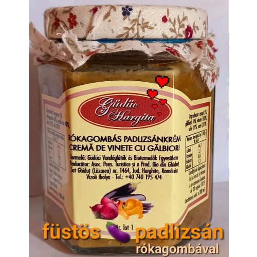Hargitai Rókagombás Füstös Padlizsánkrém 200 ml