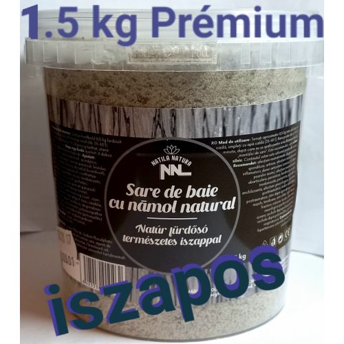 PARAJDI SÓISZAPOS NATÚR fürdősó, vödrös - 1,5 kg  praktikus visszazárható csomagolásban