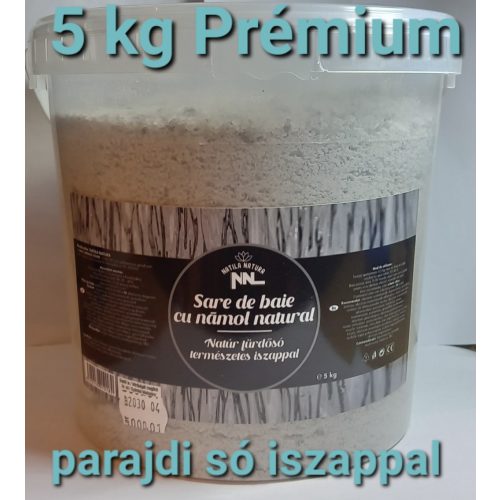 PARAJDI SÓISZAPOS NATÚR fürdősó, vödrös - 5 kg  praktikus visszazárható csomagolásban
