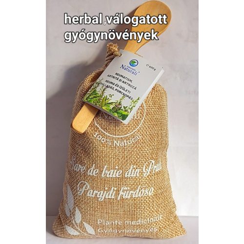 Parajdi fürdősó, zsákos PRÉMIUM HERBAL - 600 g - Reumára és ízületi gyulladásra, porckopásra