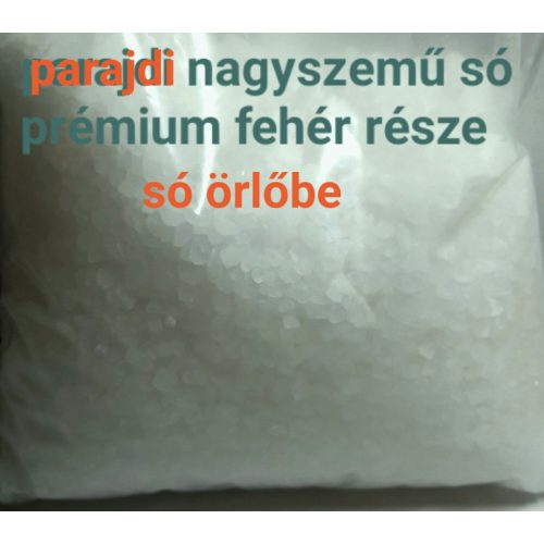 Nagyszemű prémium parajdi étkezési só, SÓÖRLŐBE - 500 g
