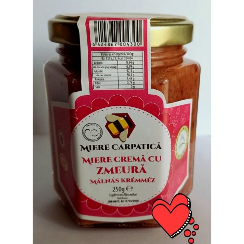 Erdélyi Prémium Krémméz málnás extra gyümölccsel 250 gr