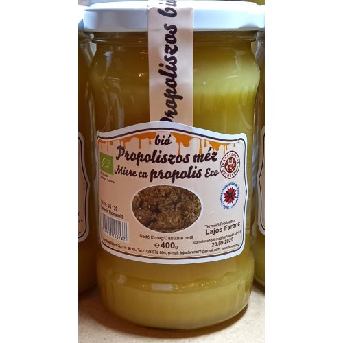Erdélyi BIO Propoliszos krémméz 400g LF