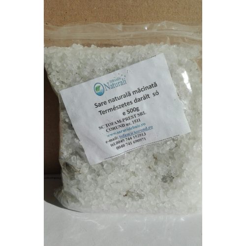 Nagyszemű parajdi utántöltő só kerámia sóterápiás inhalátorba - 0,5 kg