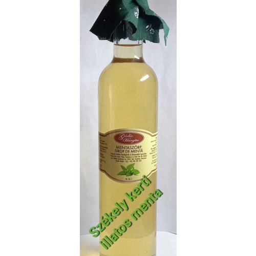 Kézműves Székely szörp - Kerti Menta üveges 500 ml