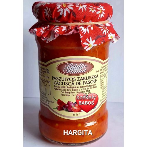 Kézműves Székely Prémium Paszulyos (babos) Zakuszka 310 ml
