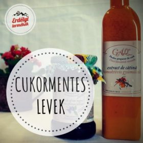 CUKORMENTES LEVEK (szörpök)